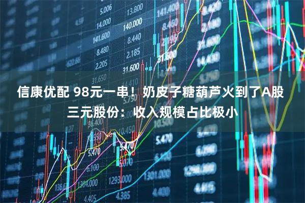 信康优配 98元一串！奶皮子糖葫芦火到了A股 三元股份：收入规模占比极小